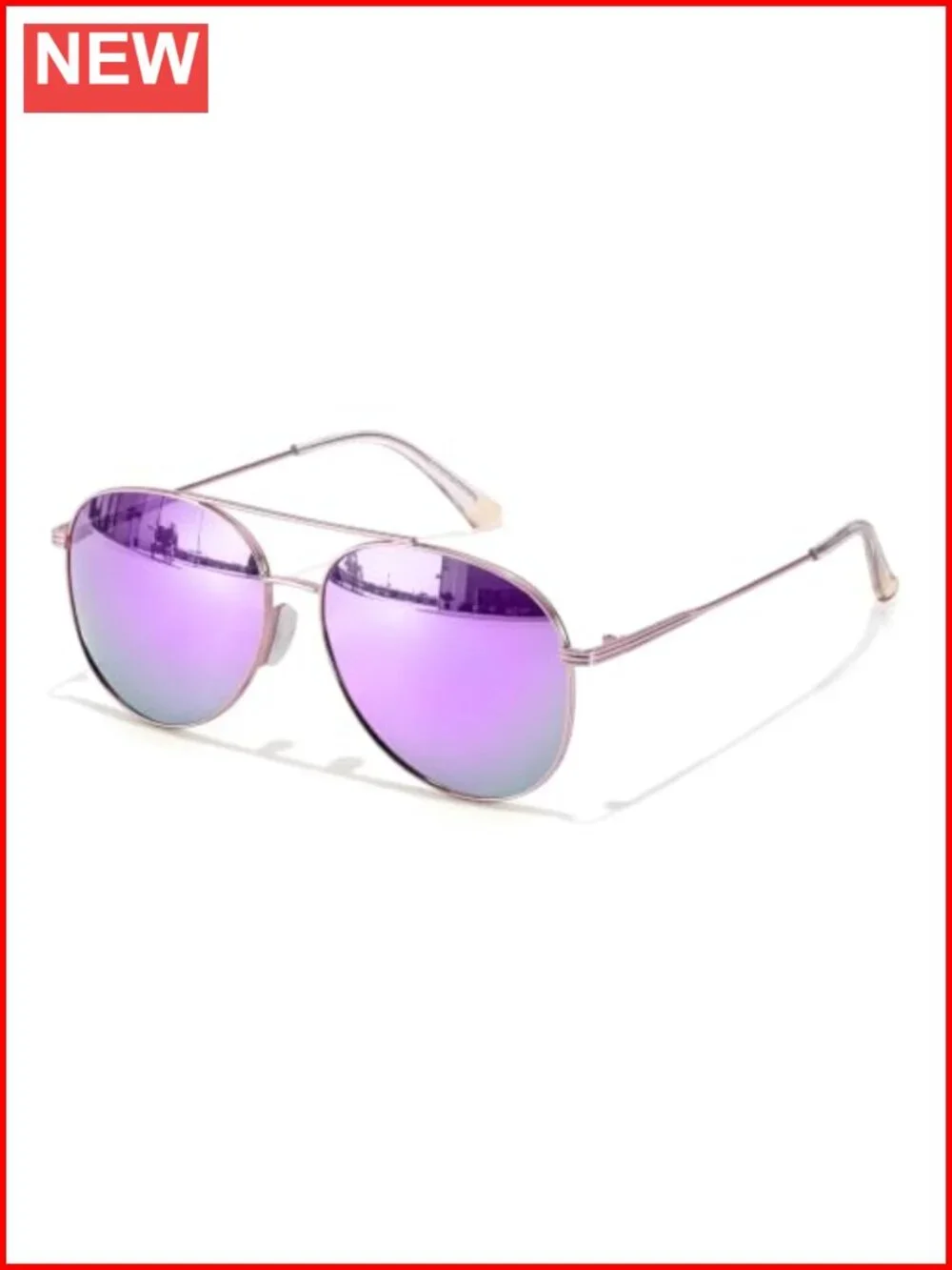 Polarized Tangle Free Aviator Sunglasses UV400 Protection Metal Frame No-Snag